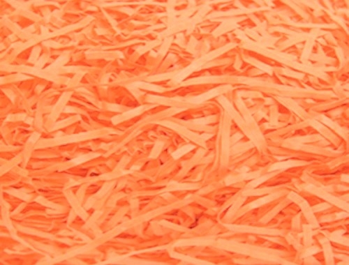 Orange Shredded Tissue Paper - 3